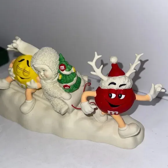 Department 56 Snowbabies M&M's "A Candy-Coated Christmas" - The Guest Collection - Picture 9 of 11